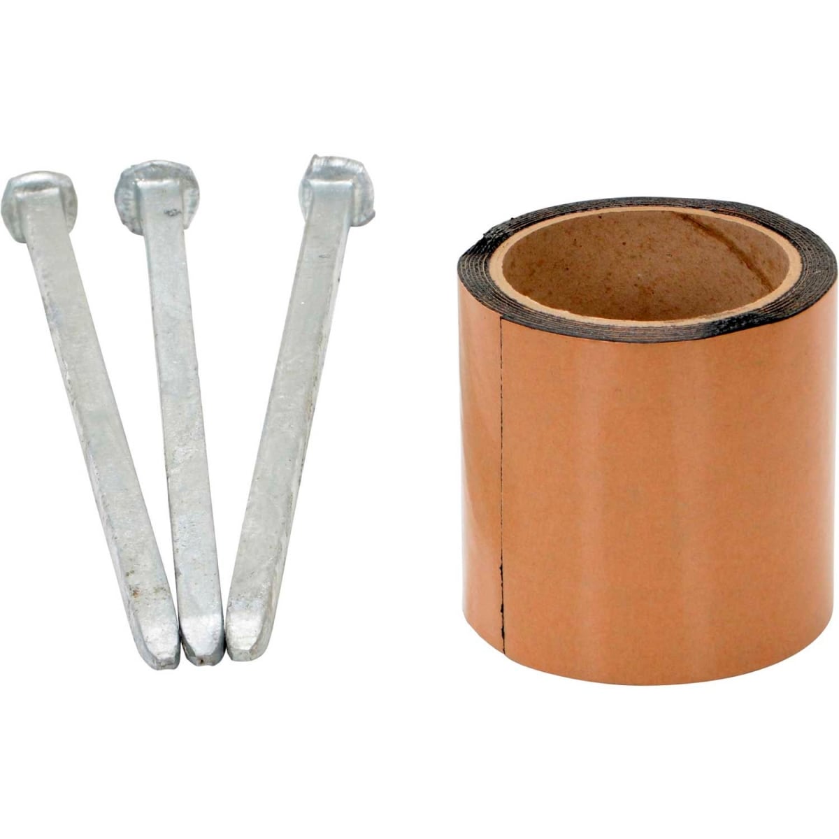 B54158 Car Stop Asphalt Hardware Kit - Silver & Brown