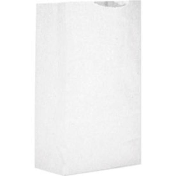 Picture of United Stationers Supply B567415 Duro Bag Paper Grocery Bags - No. 2 - 4.312 x 2.437 x 7.875 in. - White - Pack of 500