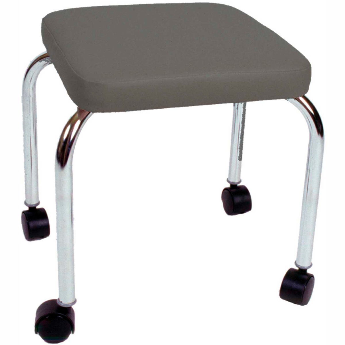 Picture of Fabrication B2140413 Mobile Treatment Stool - 14 in. Square Top - 18 in. Height - Gray