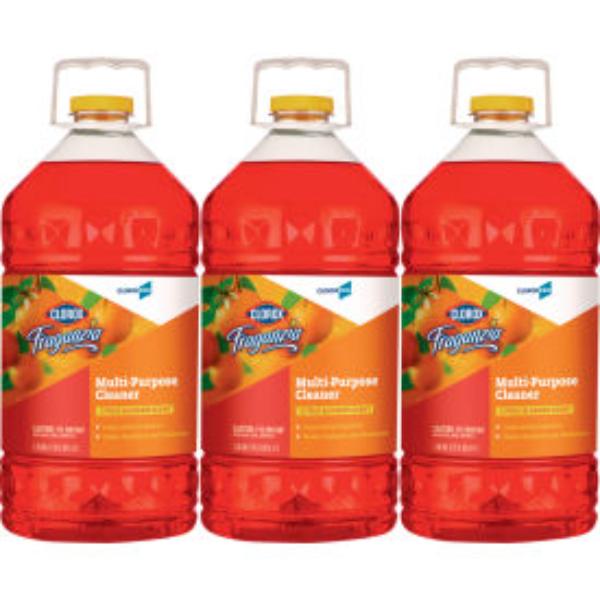 B3172928 Clorox Fraganzia Multi-Purpose Cleaner Concentrated - Citrus Blossom - 175 oz Bottle - Red - Case of 3