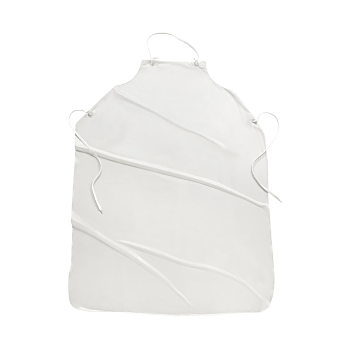 Picture of PIP 811101 6 Mil Raw Edge Vinyl Apron - White - 35 x 45 in.