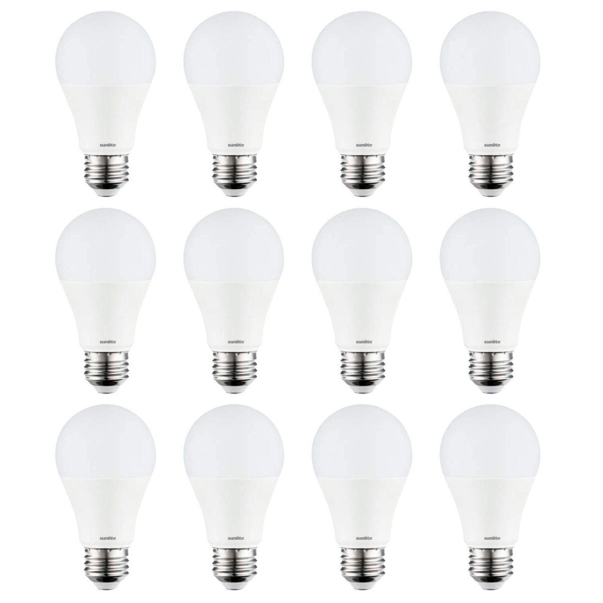 B3167061 Sunlite LED A19 Light Bulb - E26 Base - 11W - 1100 Lumens - 4000K - Cool White - Pack of 12