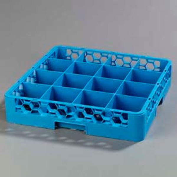 B637633 RC1614 - Opticlean 16-Compartment Cup Rack - Blue