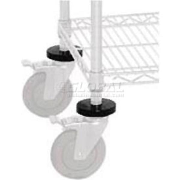5042600 DB Donut Bumper for Chrome Wire Shelving - Black