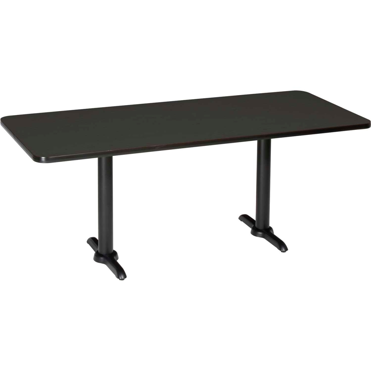Global Industrial 695670BK Interion Breakroom Table - 60 x 30 in. - Black