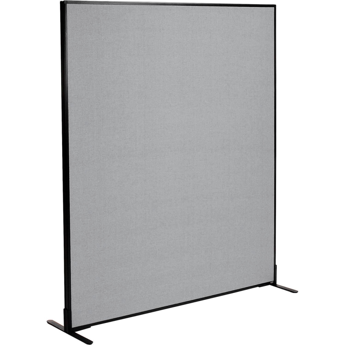 Global Industrial 695790FGY Interion Freestanding Office Partition Panel - 60.25 x 96 in. - Gray