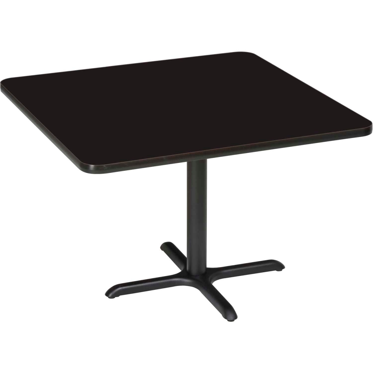 Global Industrial 695807BK Interion 36 in. - Square Counter Height Restaurant Table - Black