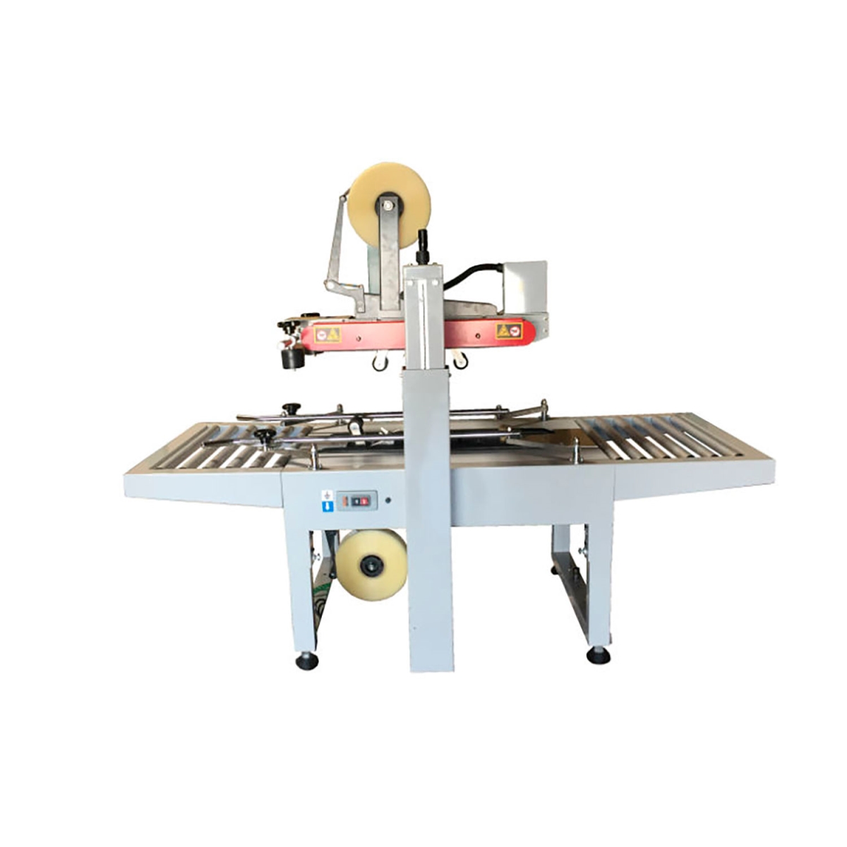 Picture of Sealer Sales B2254515 CS Semi-Automatic Adjustable Case Sealer - Top & Bottom Belt Drive - 2 in. Tape Head - White