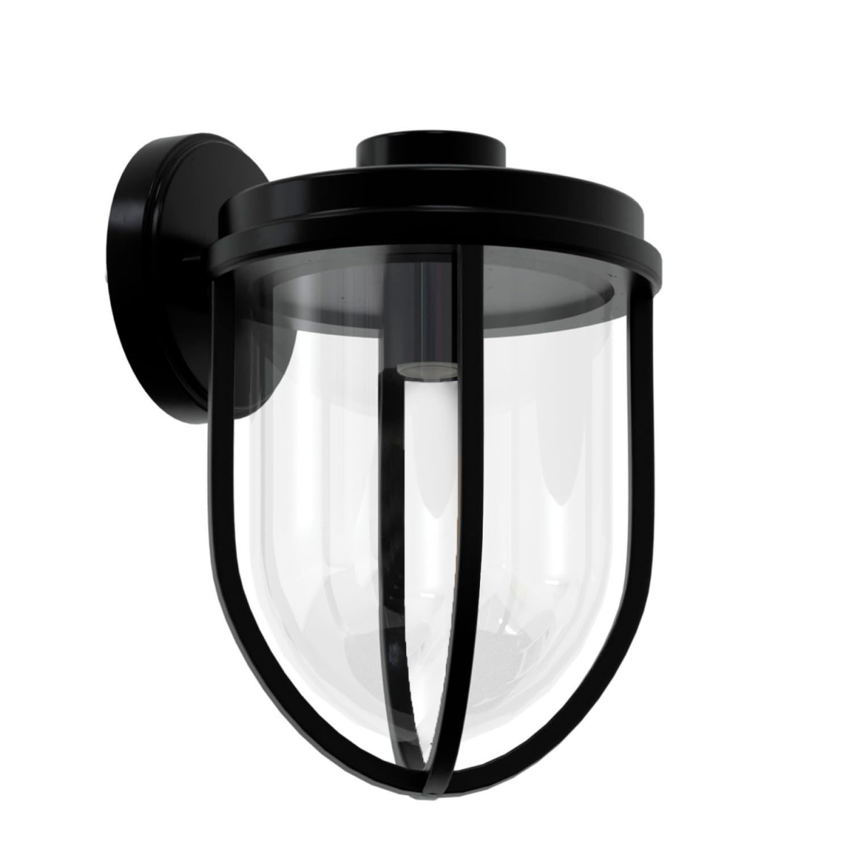 Uccella Outdoor Wall Sconce - Black - 40W - IP65 Rated - Dimmable