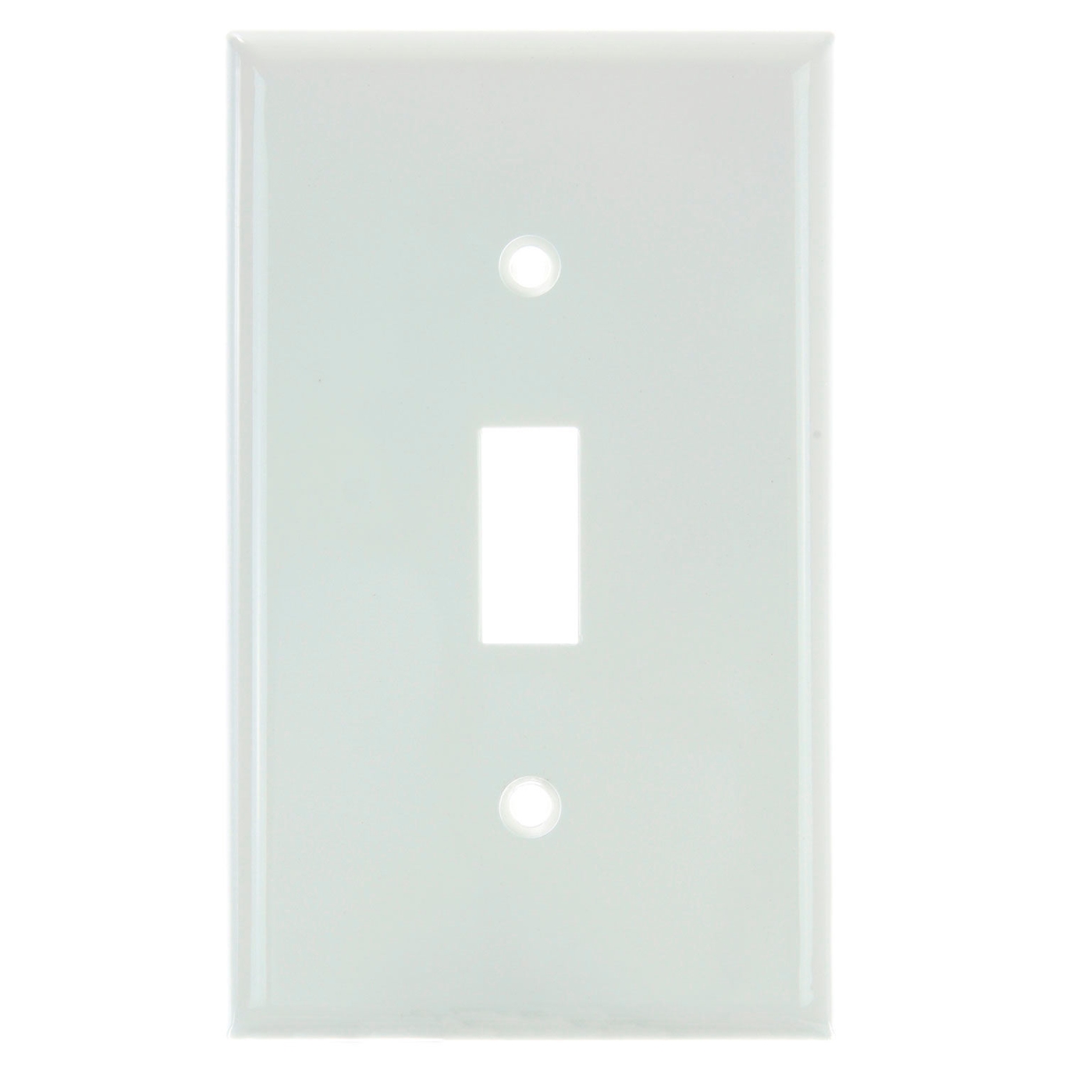 B3167348 Sunlite Toggle Switch Plate - 1-Gang - White - Pack of 12