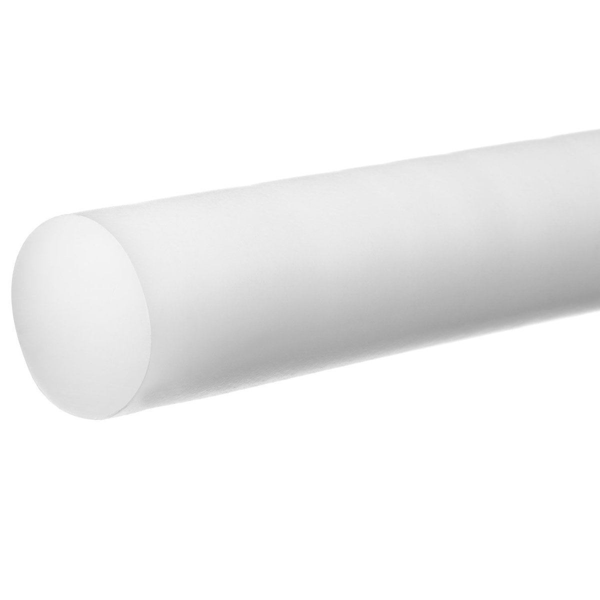 B2312961 Acetal Plastic Rod - 0.25 in. x 6 ft. - White