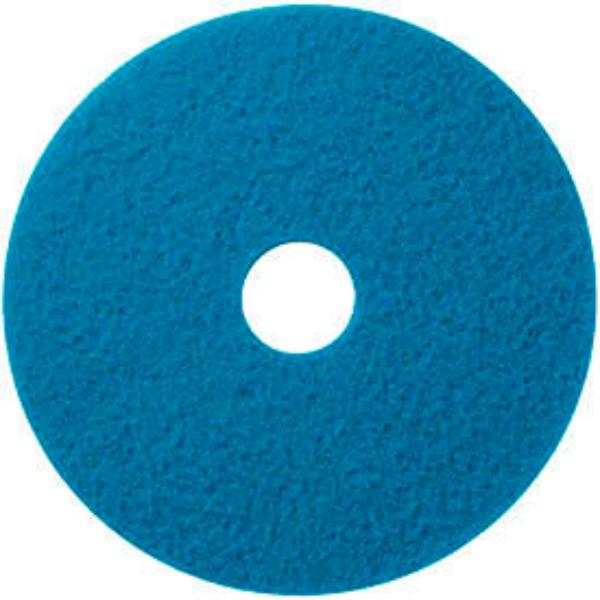Global Industrial 641308BL 22 in. Stripping Pad - Blue - 5 Per Case