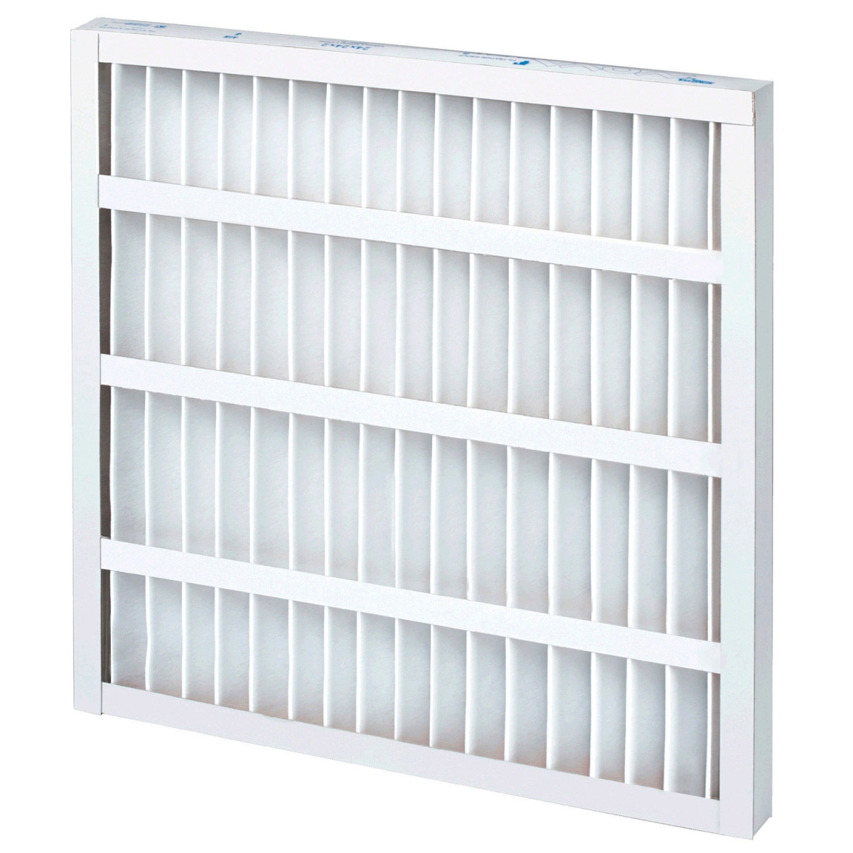 Global Industrial B2308752 Pleated Air Filter - 12 x 24 x 2 in. - MERV 8 - Standard Capacity - Self-Supported