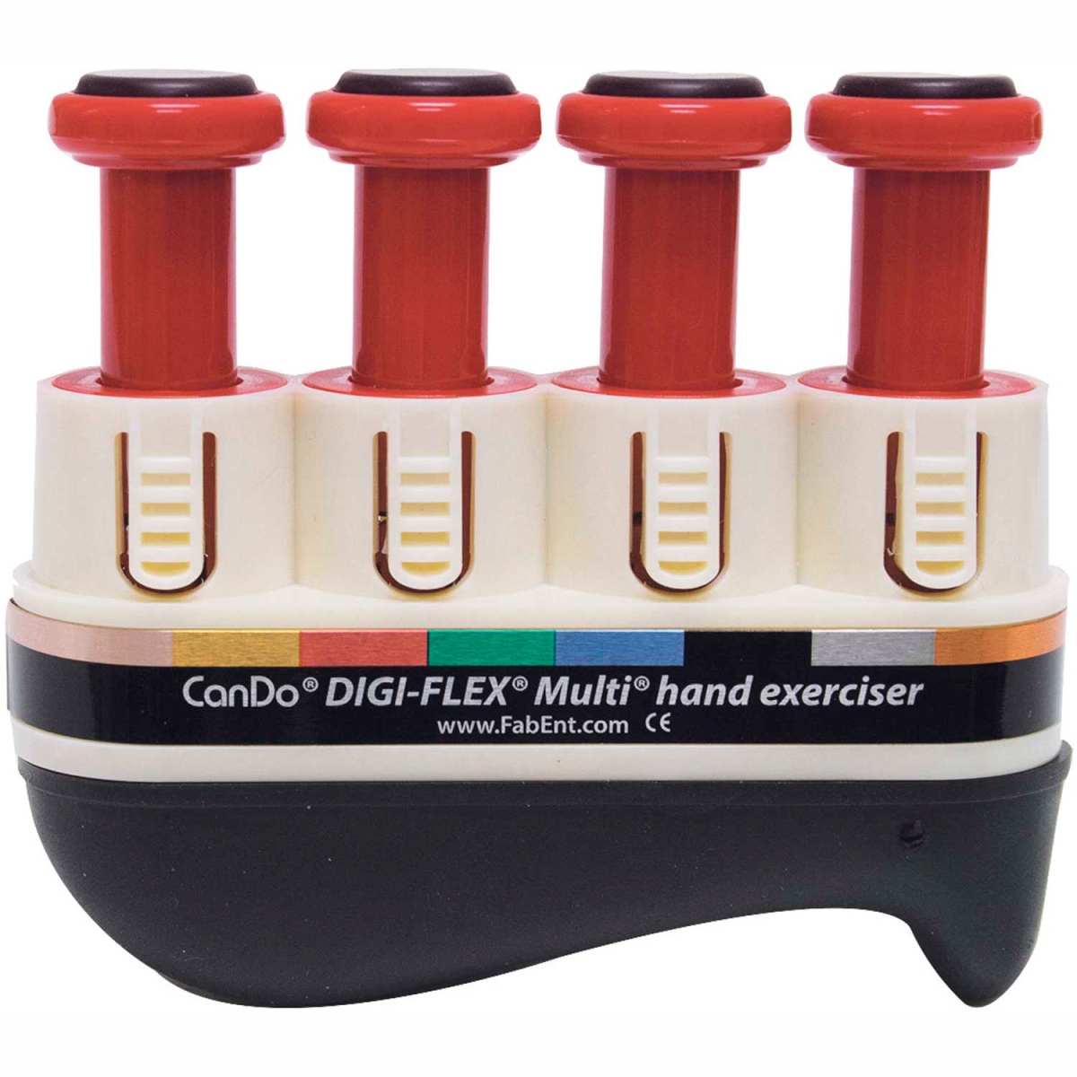 B2179150 Digi-Flex Multi Hand Exerciser - Basic Starter Pack - Red - Light