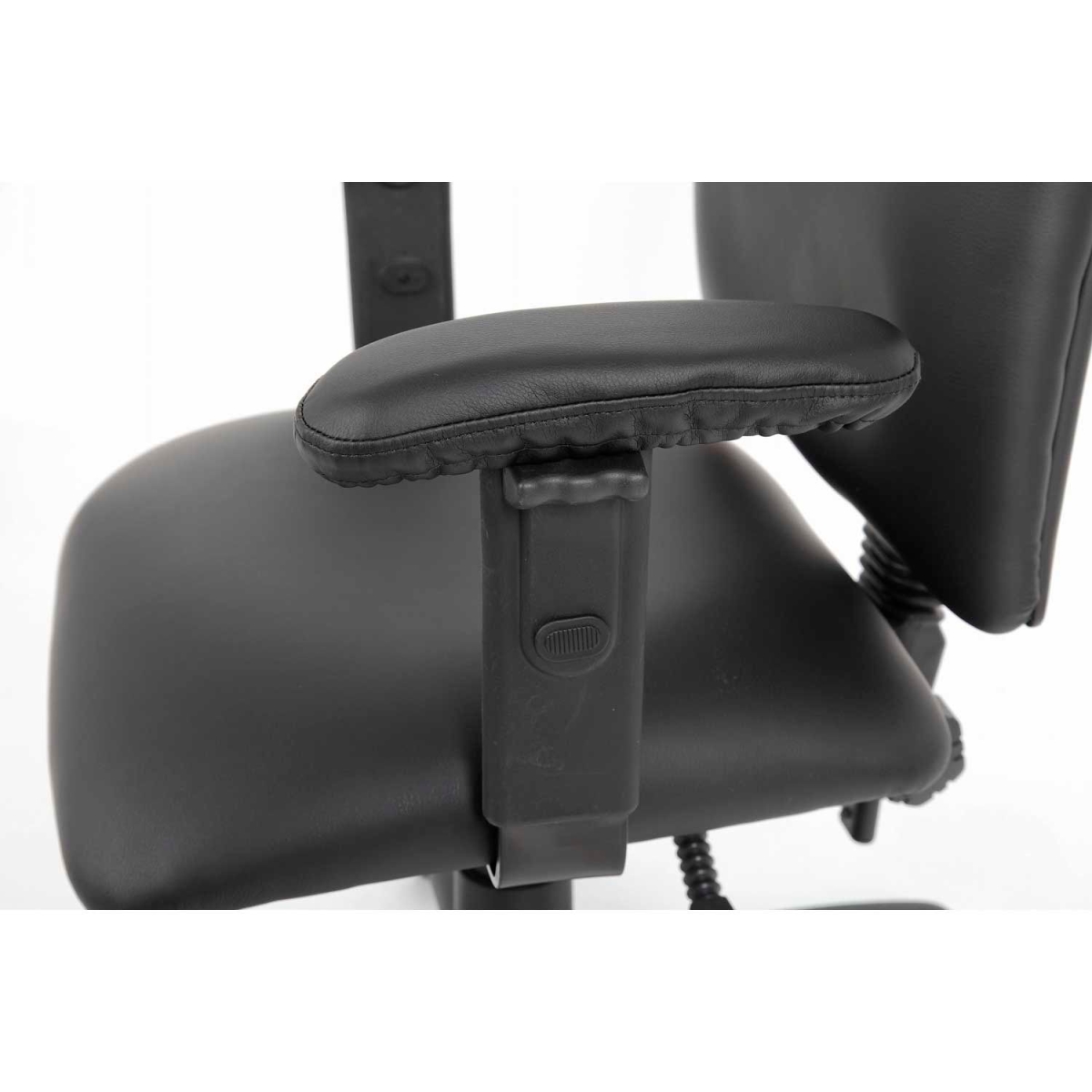Picture of Boss Office Products B2374914 protective Armrest Covers - Vinyl - Black - Set of 2
