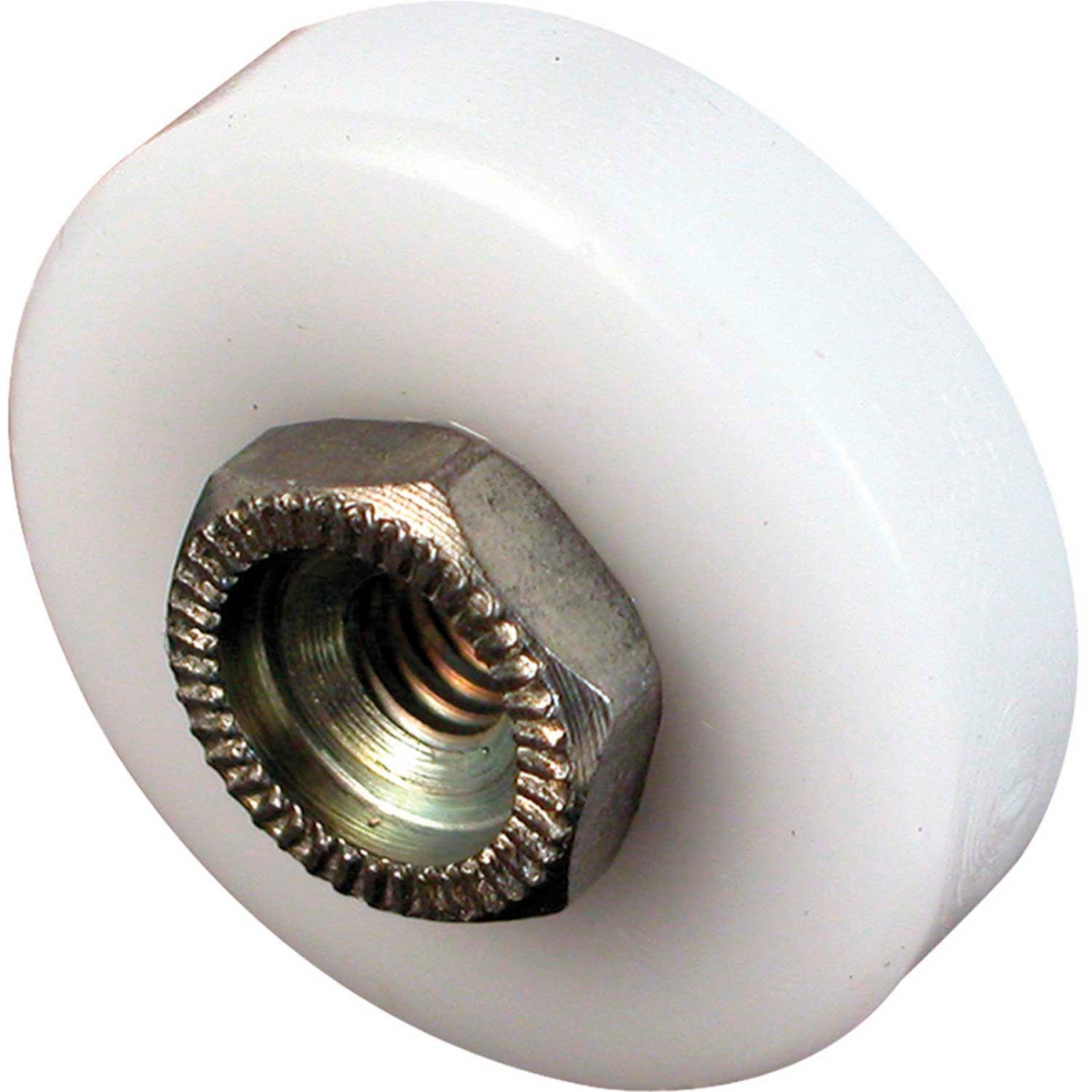 Prime-Line Products B2234281 M 6154 Tub Enclosure Roller - 0.875 in. Flat - White - Pack of 4