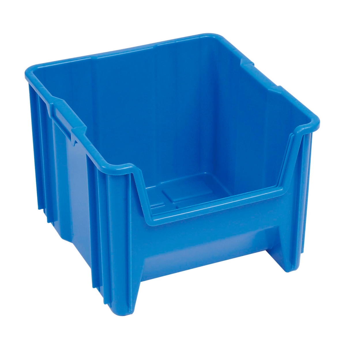 6096118 17.5 x 16.5 x 12.5 in. Plastic Giant Hopper Bin - Blue