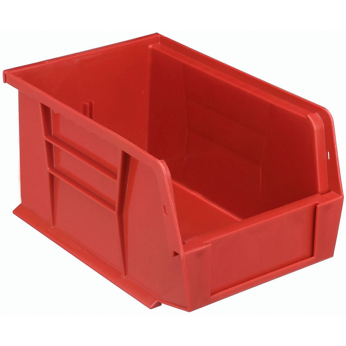 4350102 Premium Plastic Hang & Stack Bin, Red - 9.25 x 6 x 5 in.