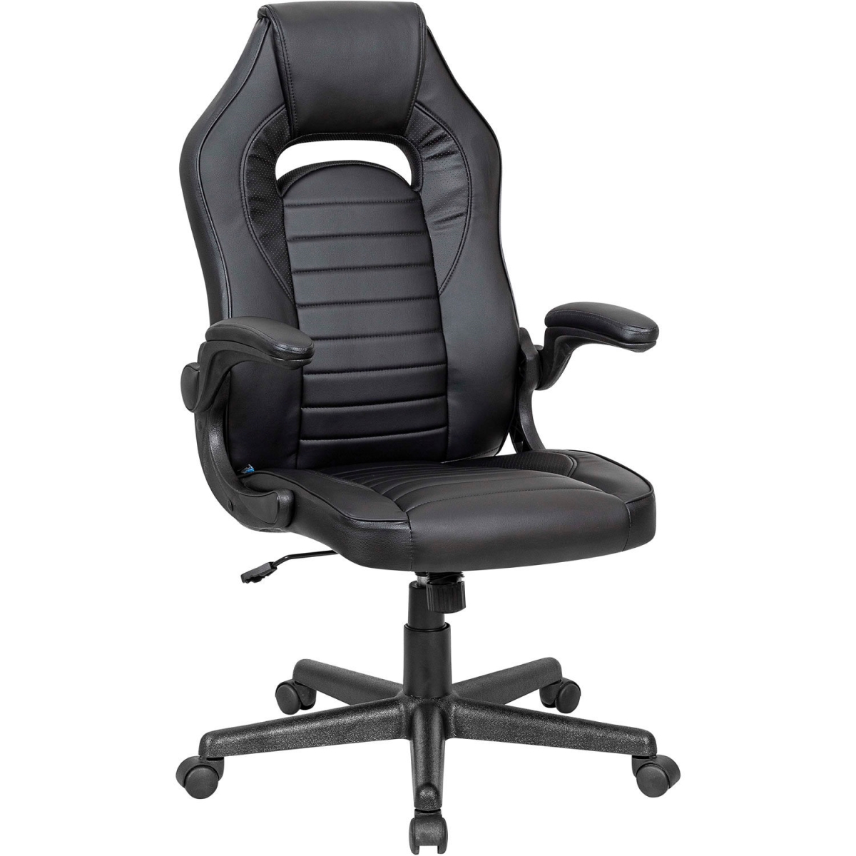 Global Industrial 695854BK Interion protective Racing Chair - Black