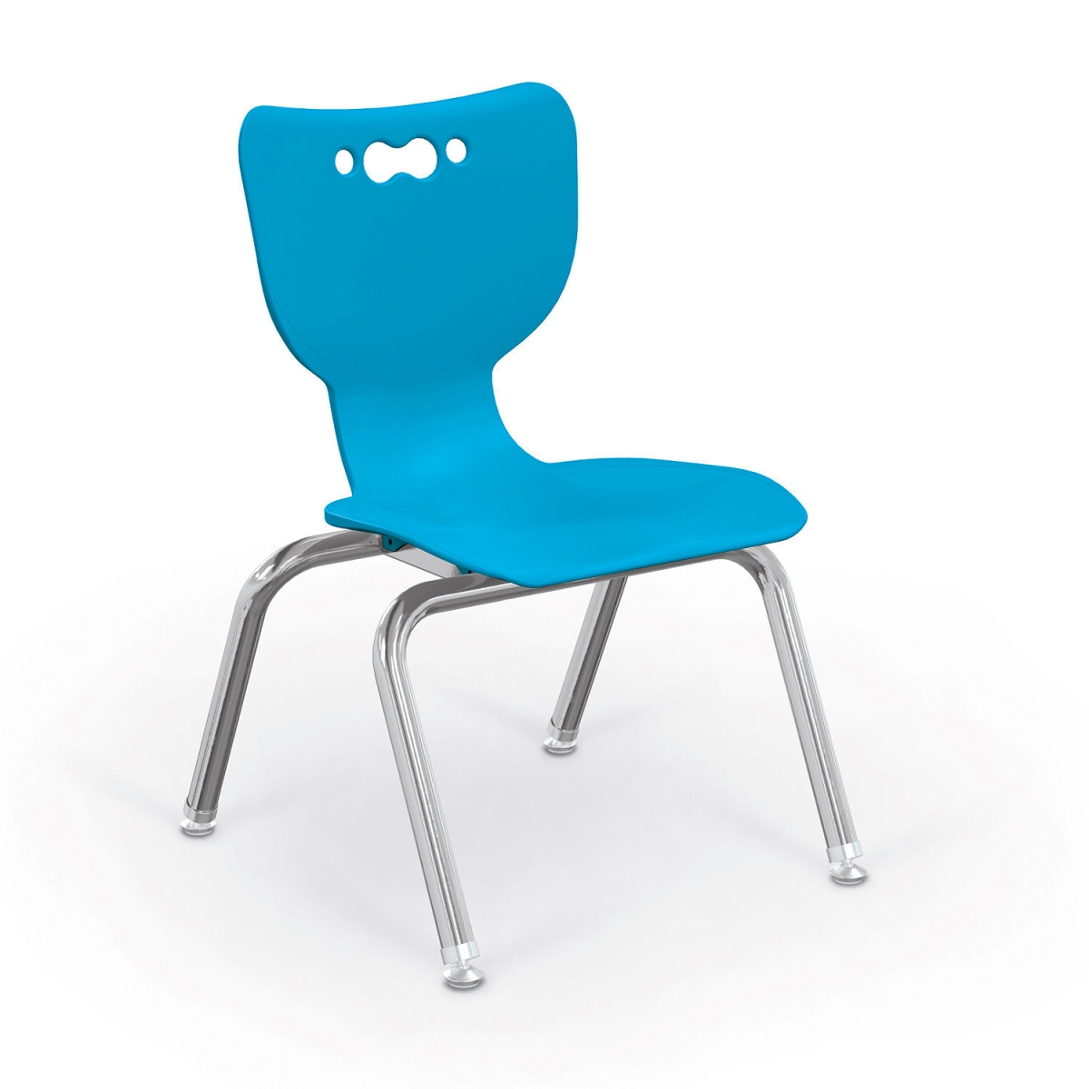 Picture of Balt B2300678 Hierarchy 12 in. Plastic Classroom Chair&#44; Chrome - Blue