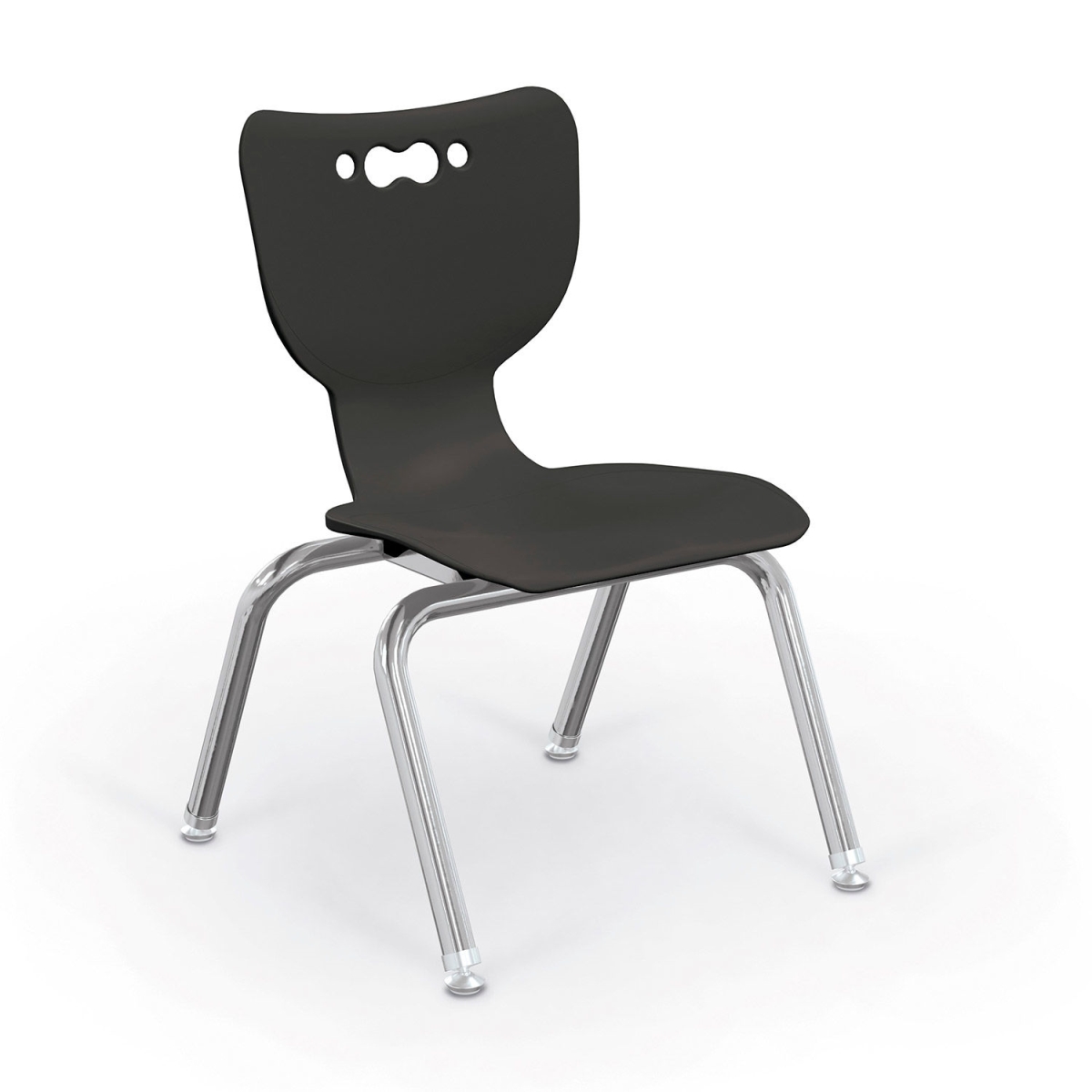 Picture of Balt B2300675 Hierarchy 12 in. Plastic Classroom Chair&#44; Chrome - Black