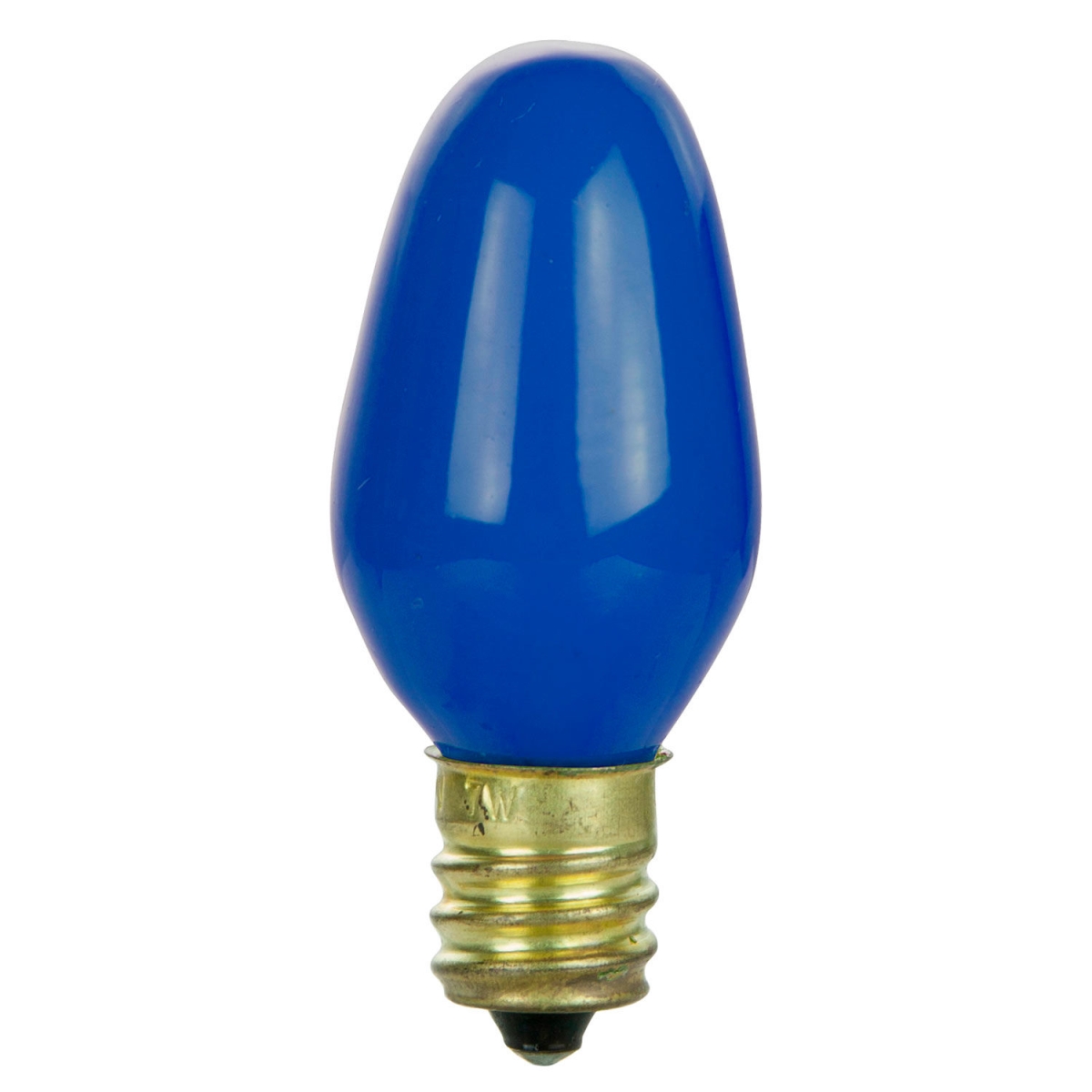B3166907 Sunlite Incandescent Bulb with E12 Candelabra Base - 7W - 120V - Blue - Pack of 25 -  Sunshine Lighting