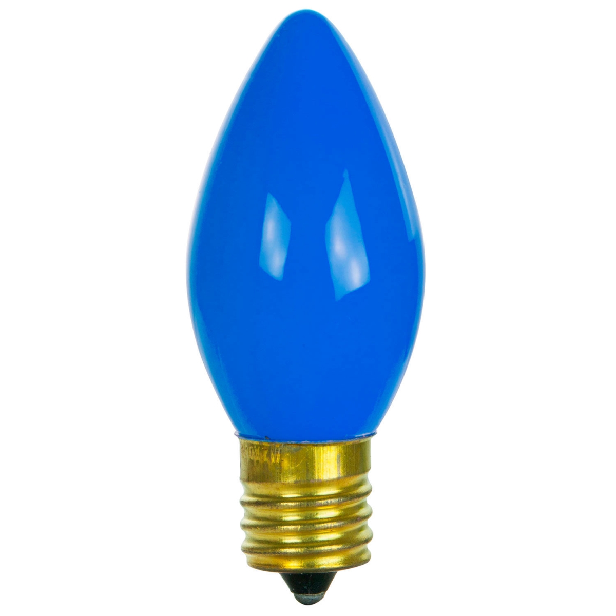B3166684 Sunlite Incandescent Bulb with E17 Intermediate Base - 7W - 120V - Blue - Pack of 25