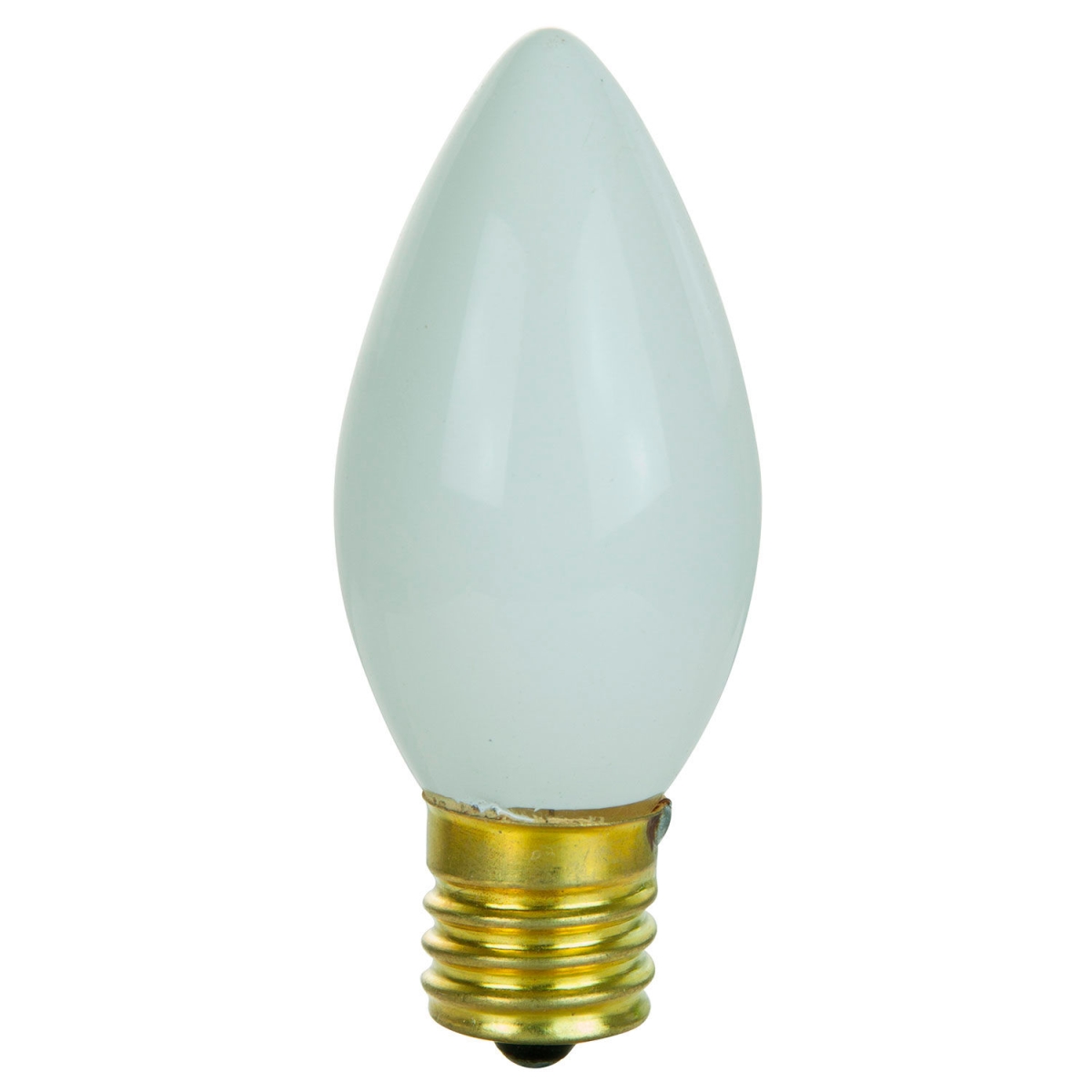 Incandescent C9 Holiday 7W E17 Base Christmas-Lights Nightlight Title 20 White Light Bulbs, 25PK