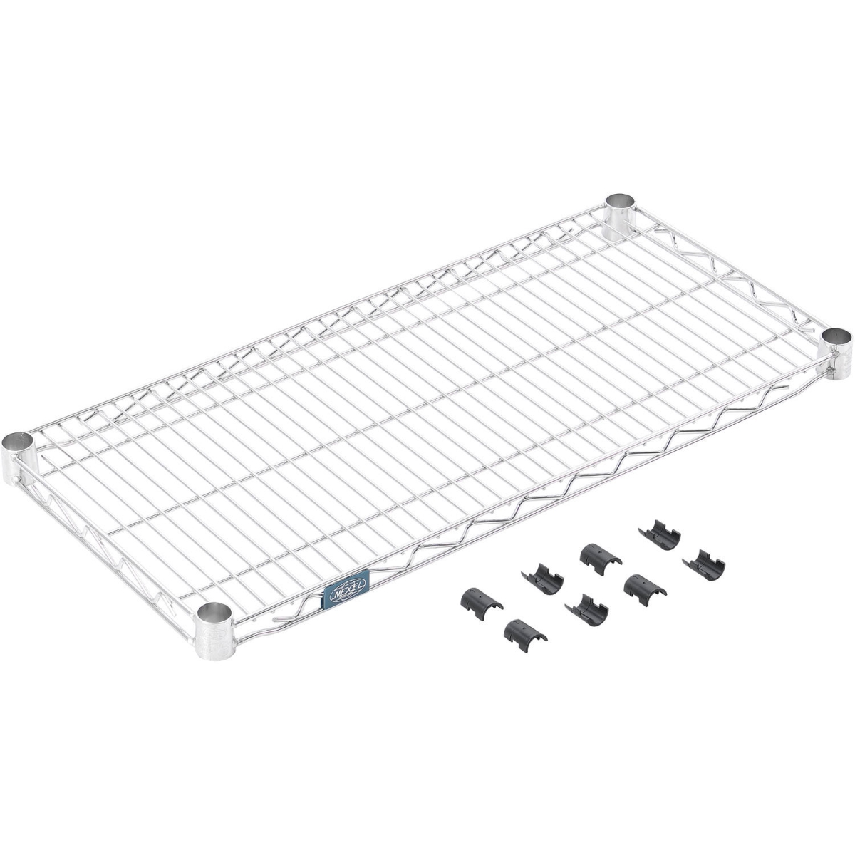 Global Industrial S1430S Nexel Stainless Steel Wire Shelf - Silver - 30 x 14 in.