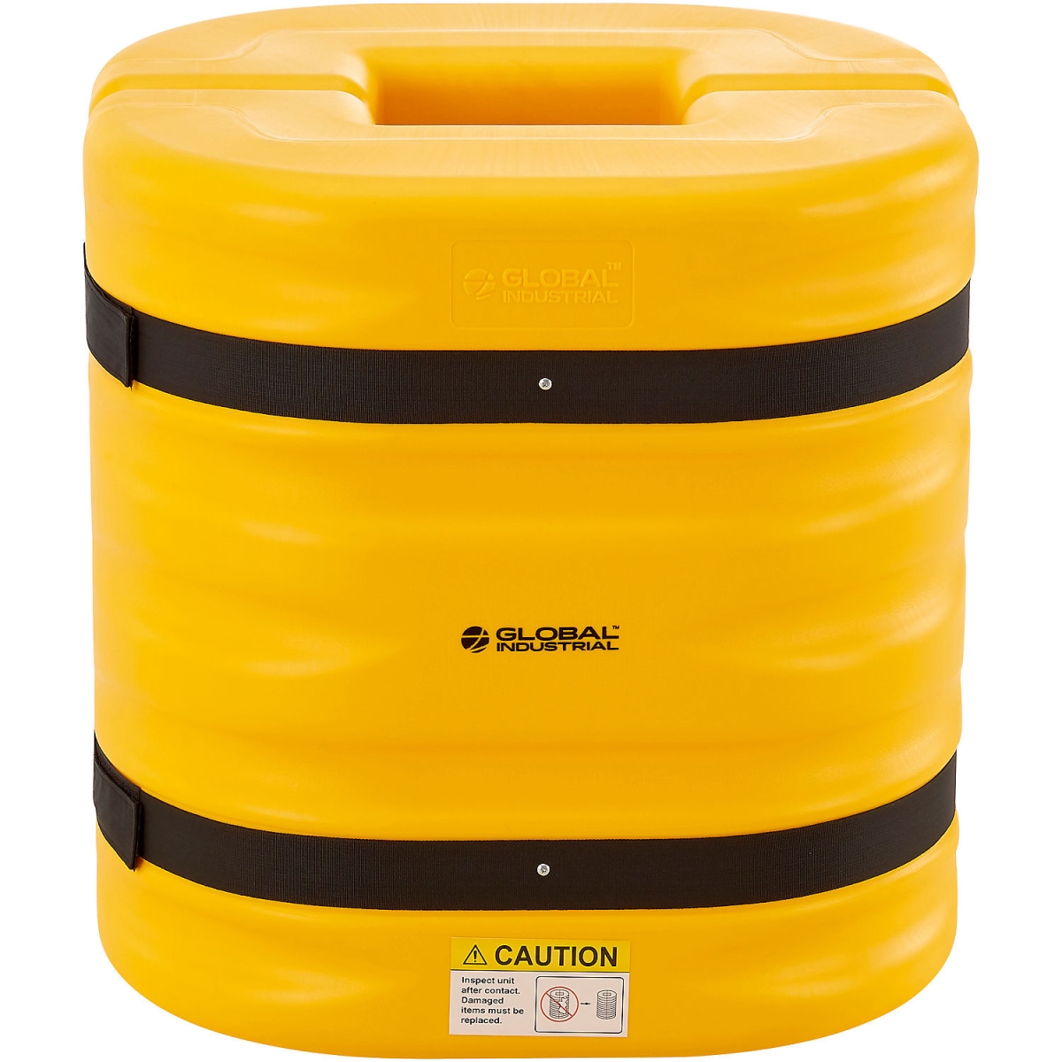 Global Industrial 670828YL Column Protector - 8 in. Opening - 24 in. High - Yellow