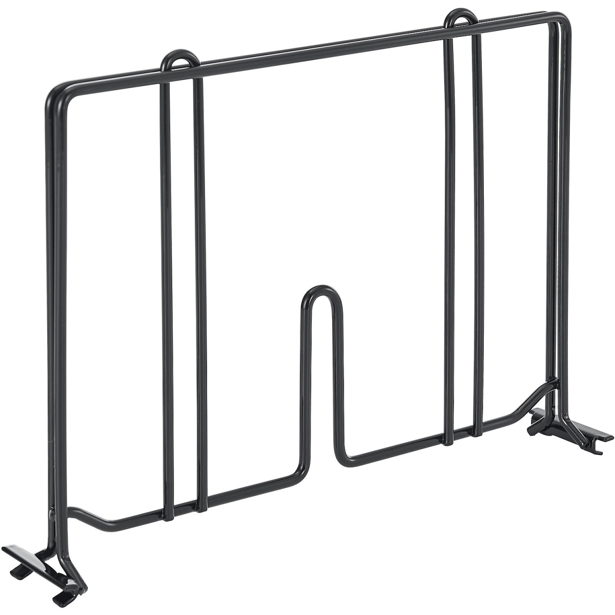 Global Industrial AD812B Nexel Black Epoxy Divider - 12 x 8 in.