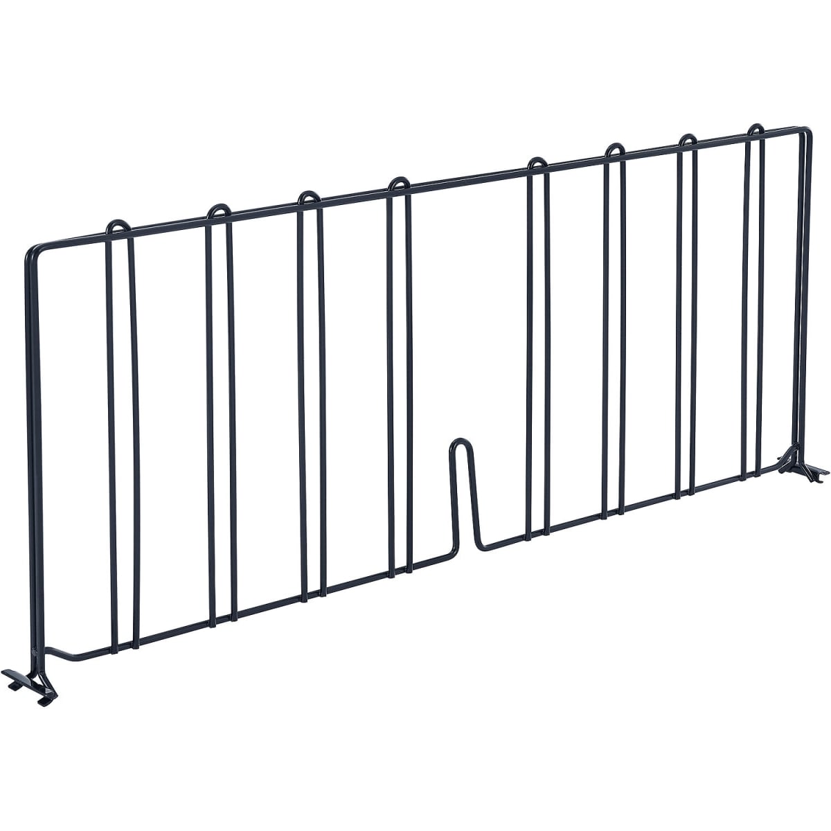 Global Industrial AD830B Nexel Black Epoxy Divider - 30 x 12 in.