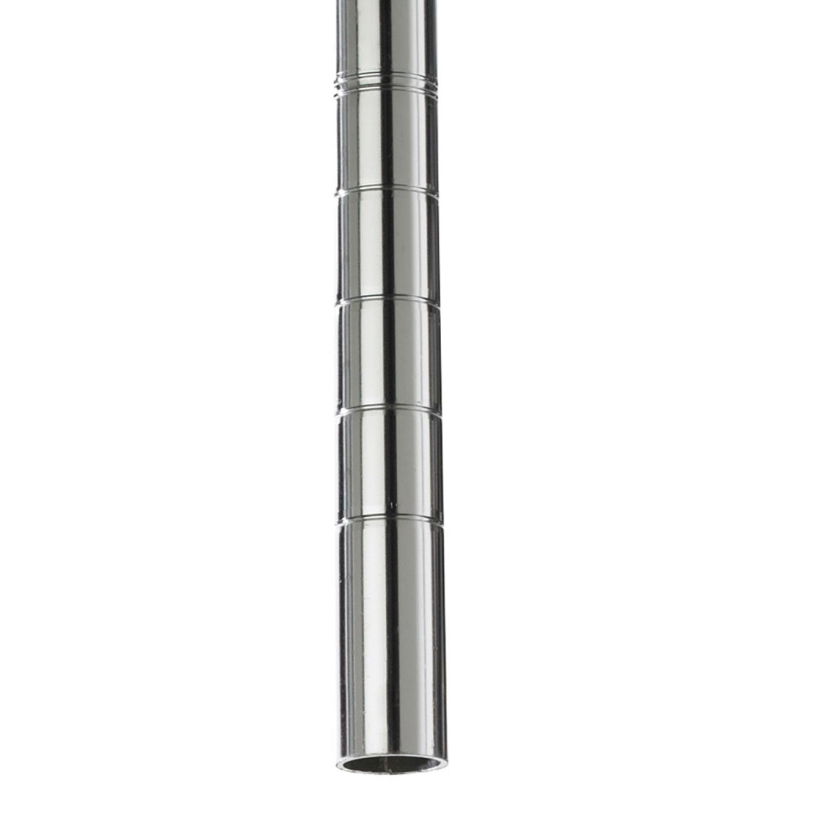 Metro 5698500 54 in. Super Erecta Site Select Mobile-Ready Industrial Wire Shelving Post - Chrome