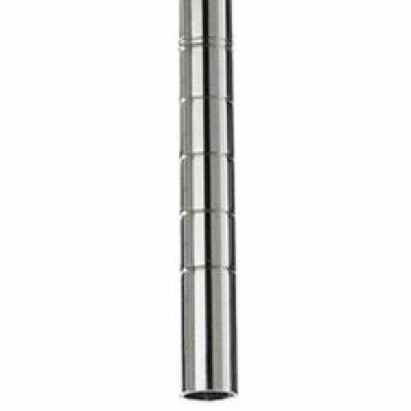 Metro 3346300 63 in. MetroFax Mobile-Ready Industrial Shelving Post Epoxy Coated Steel - Silver