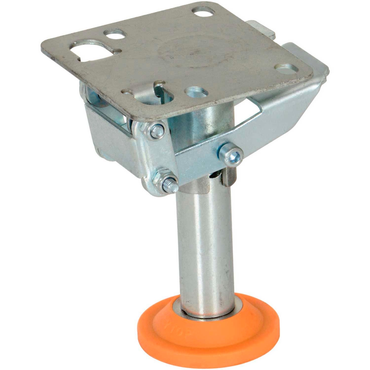 988737 Floor Lock with Polyurethane Foot Pad FL-LKL-5 for 5 in. Casters