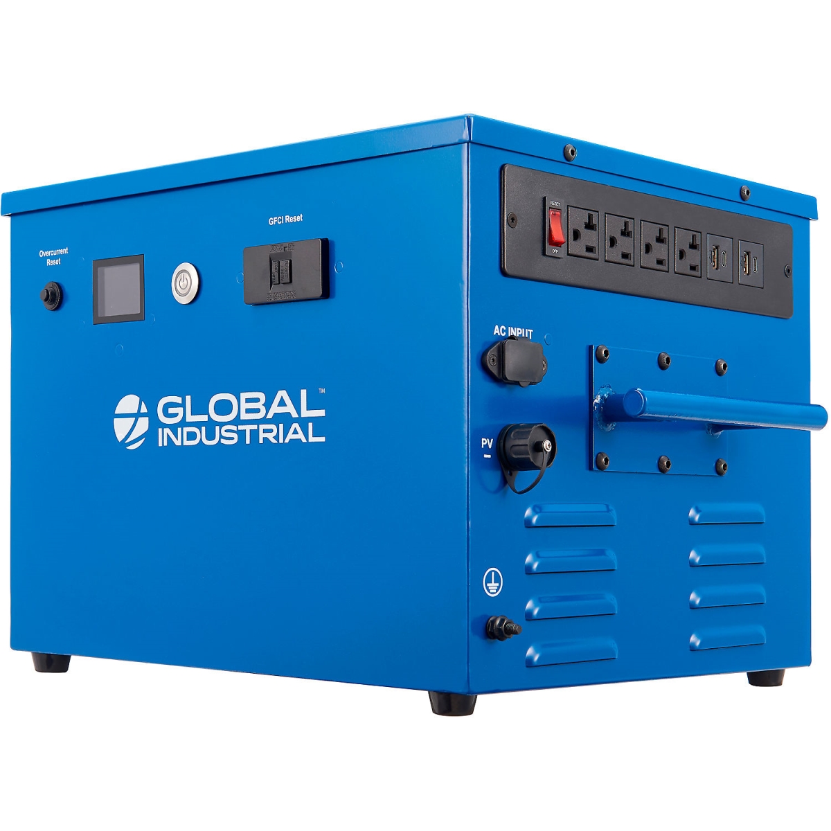 Global Industrial 436989 Portable Power System - 54AH-2000W - 2765WH - Blue