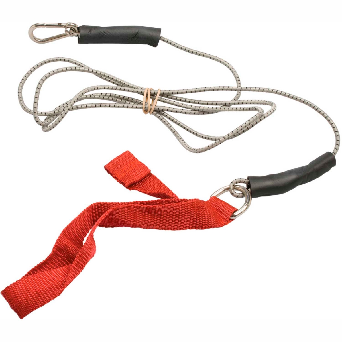 7 ft. CanDo Bungee Exercise Cord with Attachments - Red