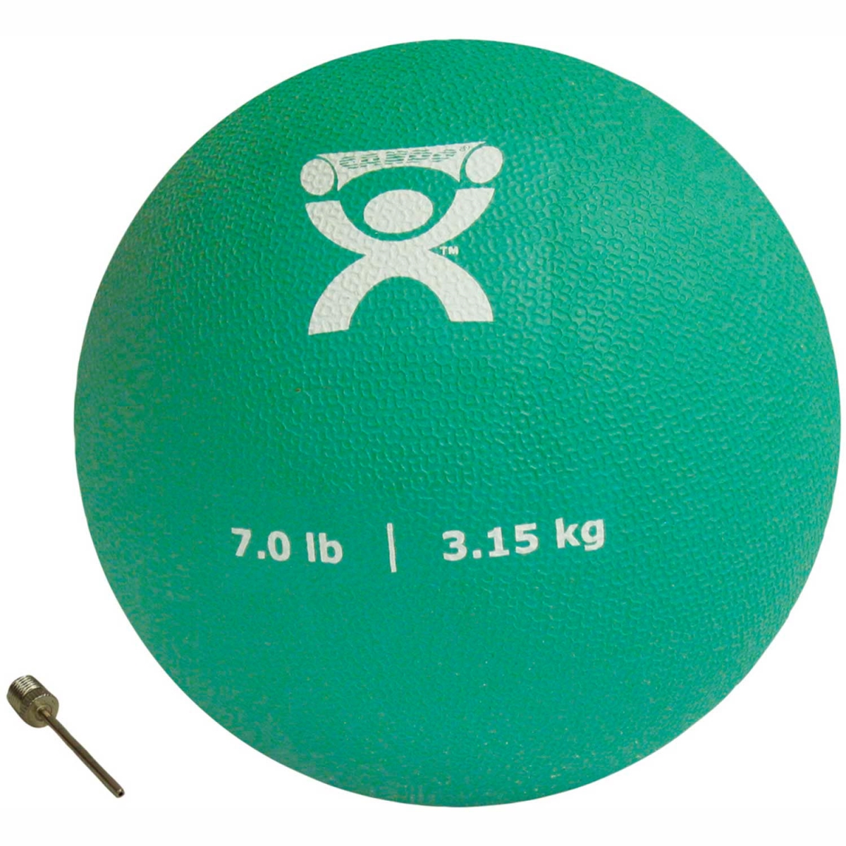 B2192860 7 in. CanDo Soft Pliable Medicine Ball - Green - 7 lbs