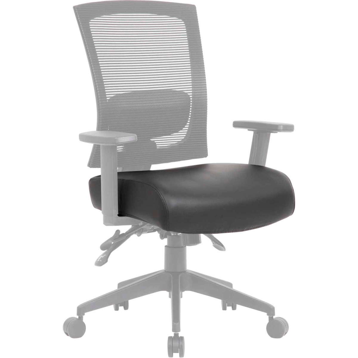 Picture of Boss Office Products B2374912 protective Seat Cover - Vinyl - Black