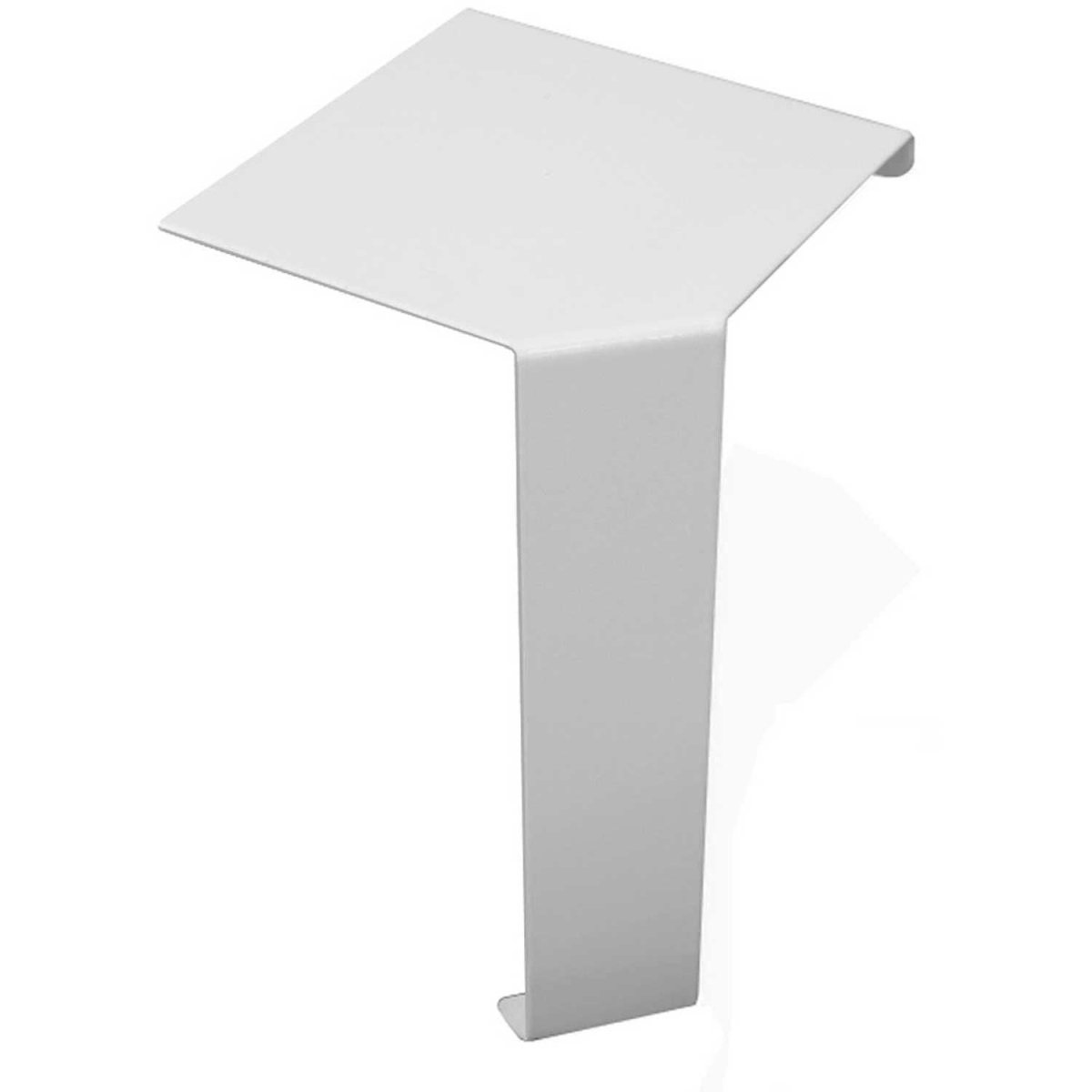B2331647 Baseboarders Basic Series Steel Easy Slip-on Baseboard Heater Cover Inside - 90 deg Corner - White