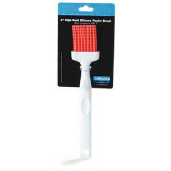 B637550 2 in. 4040305 - Silicone Basting Brush - Red