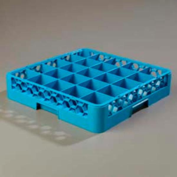 B637627 RG2514 - Opticlean 25-Compartment Glass Rack - Blue