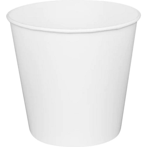 Picture of United Stationers Supply B3180882 Karat Food Bucket, White - 170 oz Capacity - 8.875 x 8.375 in. - 150 per Case