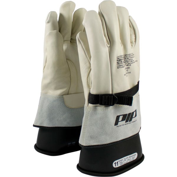 B676491 Top Grain Cowhide Leather Protector for Novax Reinforced Gloves, Brown - Size 11