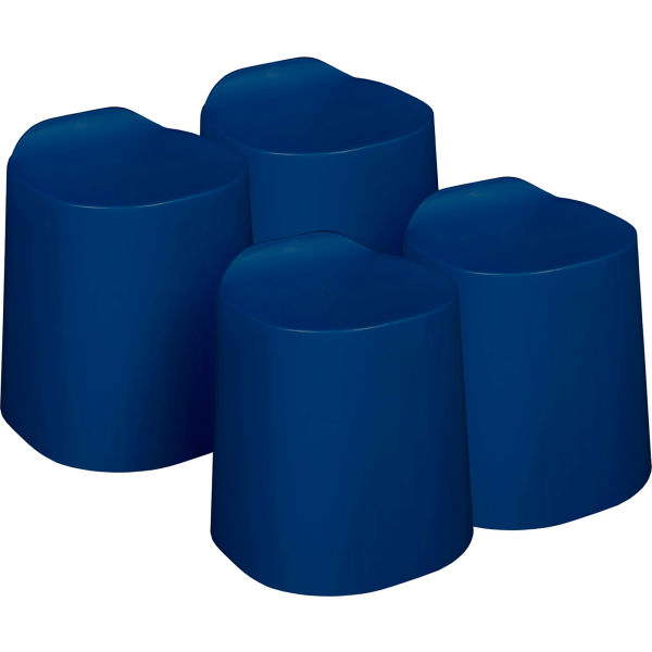 Picture of Regency Seating B3195323 Dott 18 in. Plastic Classroom Stackable Stool&#44; Navy Blue - Pack of 4