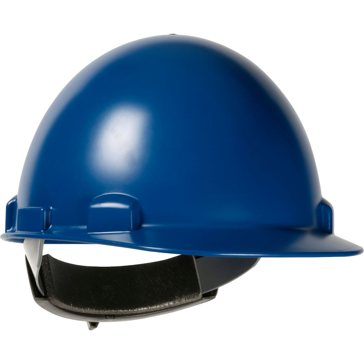 B3113729 Stromboli Cap Style Dome ABS & Polycarbonate Shell 4 Point Nylon Webbing Cradle Hard Hat, Blue