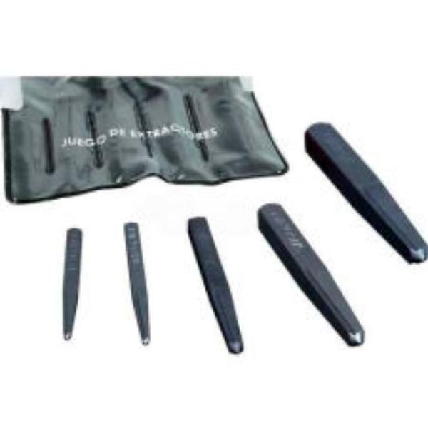 Picture of Urrea Professional Tools B1012874 9500A 0.125 to 0.375 in. Straight Flute Pipe Extractor Set - 5 Piece