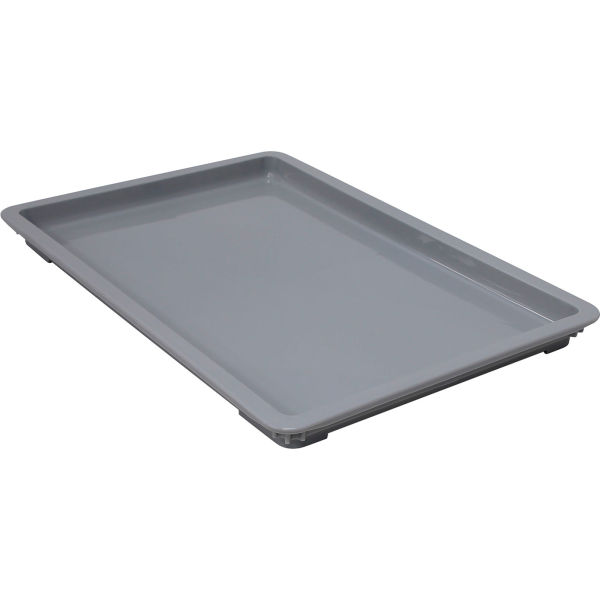 Picture of Quantum Storage Systems B3149371 Stackable Polypropylene All Purpose Utility Tub Lid&#44; Gray - 26 x 18 in.