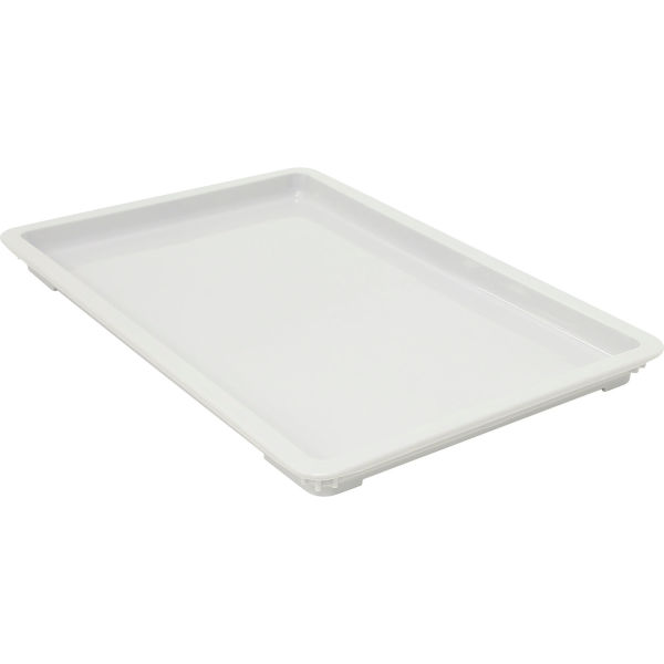 Picture of Quantum Storage Systems B3149372 Stackable Polypropylene All Purpose Utility Tub Lid&#44; White - 26 x 18 in.