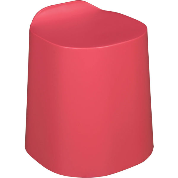 Picture of Regency Seating B3195314 Dot 18 in. Plastic Classroom Stackable Stool&#44; Red Raspberry